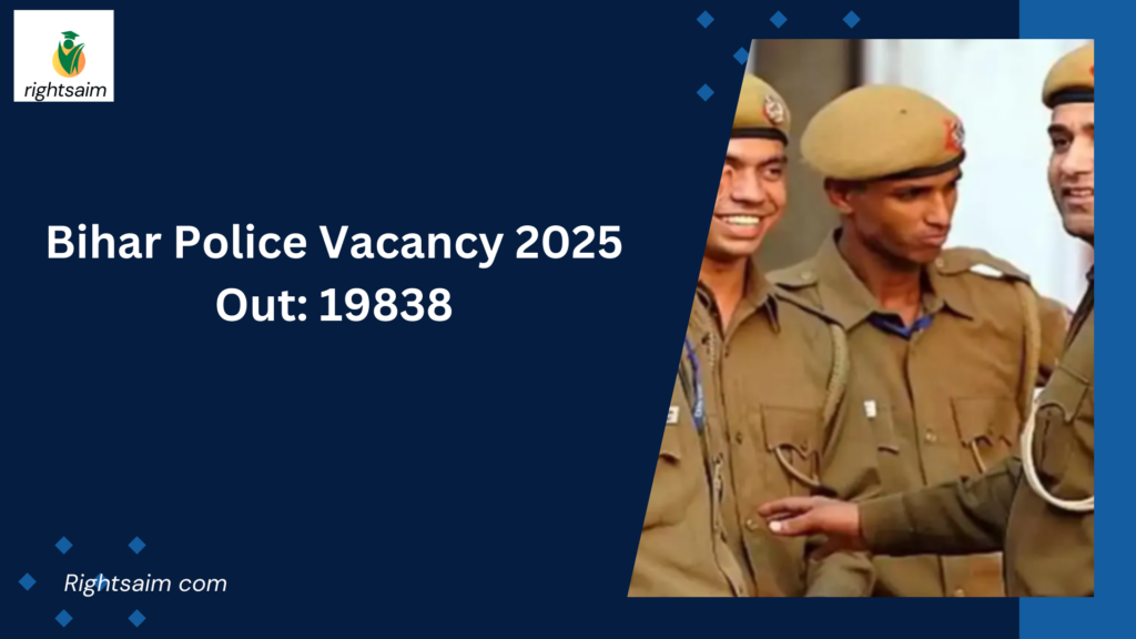 Bihar Police Vacancy 2025 Out: 19838