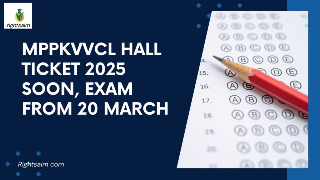 MPPKVVCL Hall Ticket 2025 Soon, Exam from 20 March