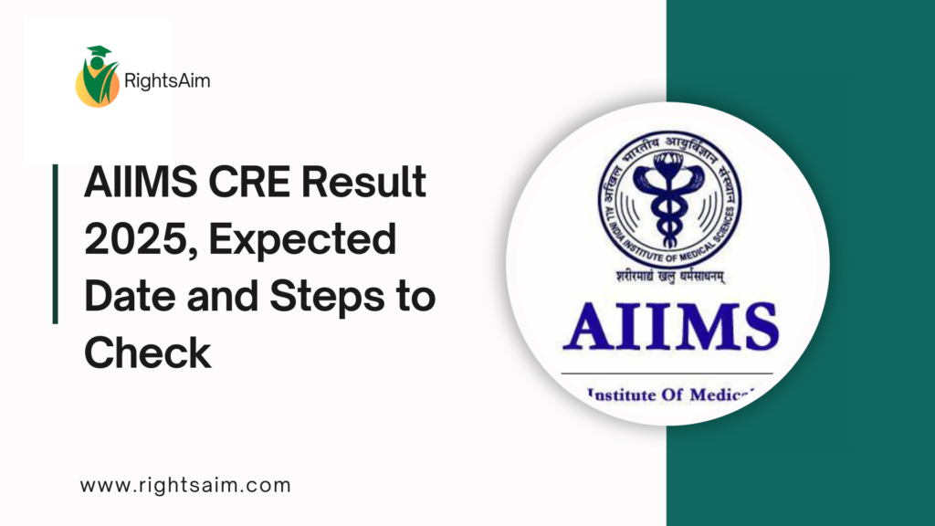 AIIMS CRE Result 2025, Expected Date and Steps to Check