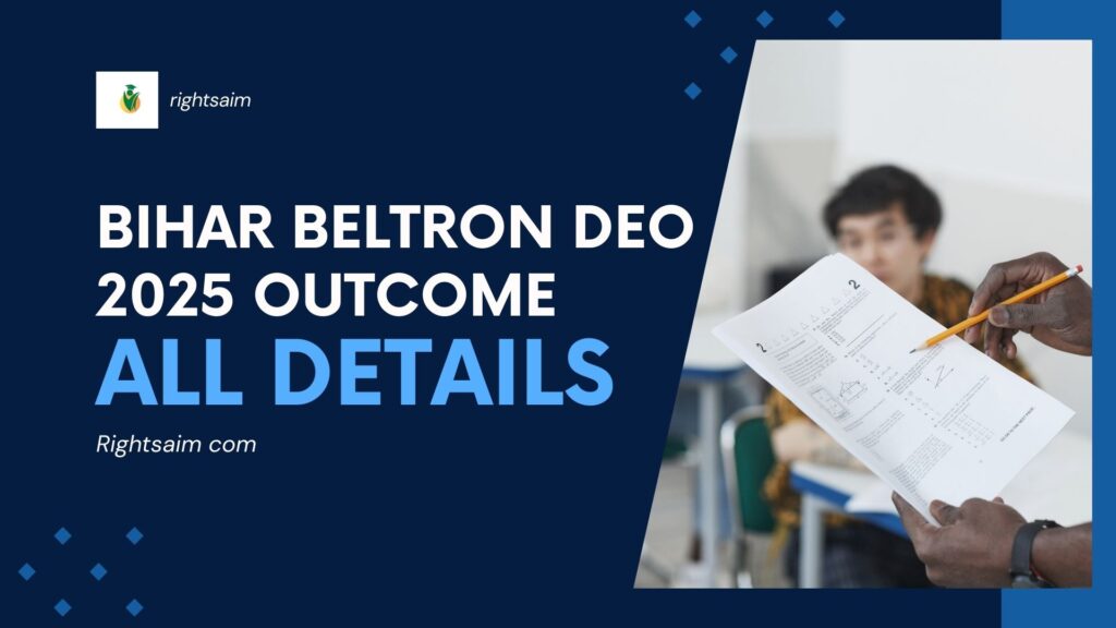 Bihar Beltron DEO 2025 Outcome All details