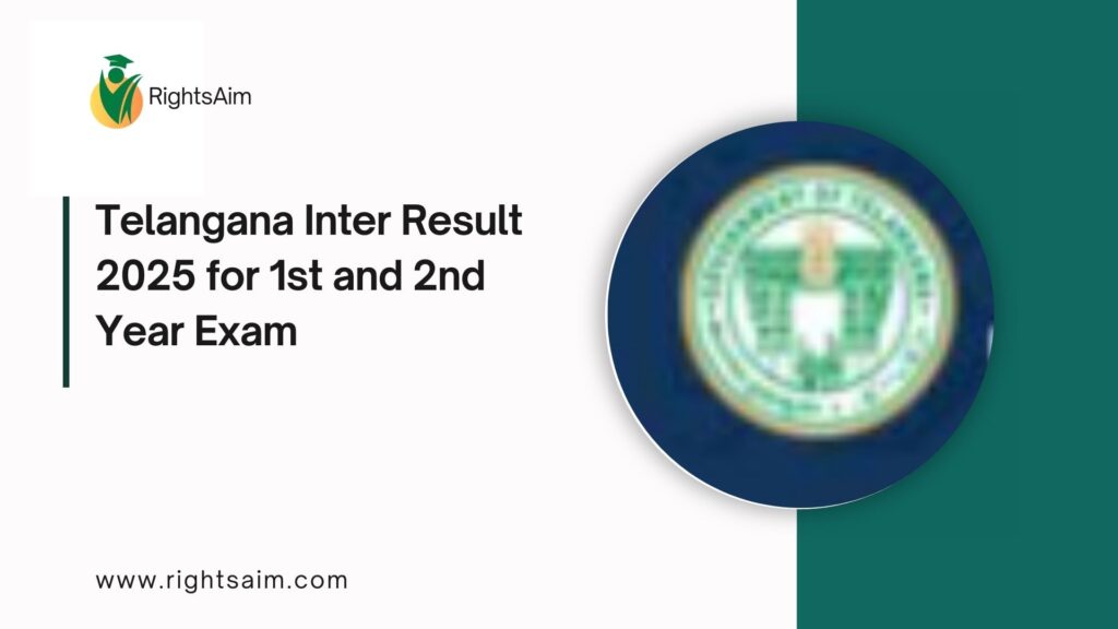 Telangana Inter Result 2025 for 1st and 2nd Year Exam