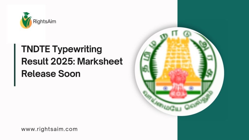 TNDTE Typewriting Result 2025: Marksheet Release Soon