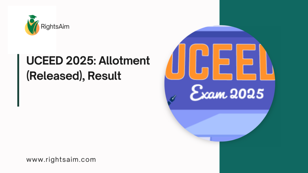 UCEED 2025: Allotment (Released), Result