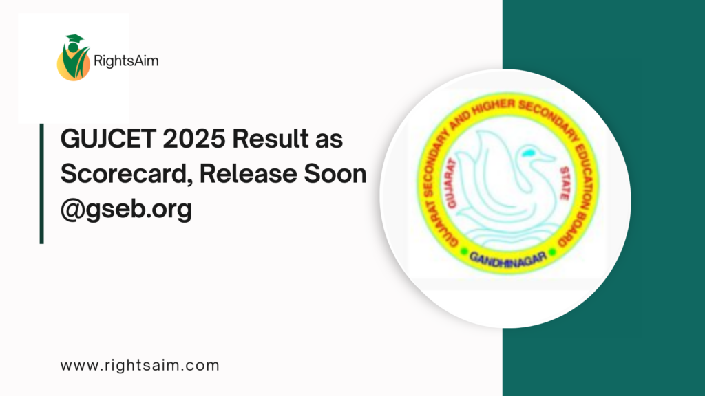 GUJCET 2025 Result as Scorecard, Release Soon @gseb.org