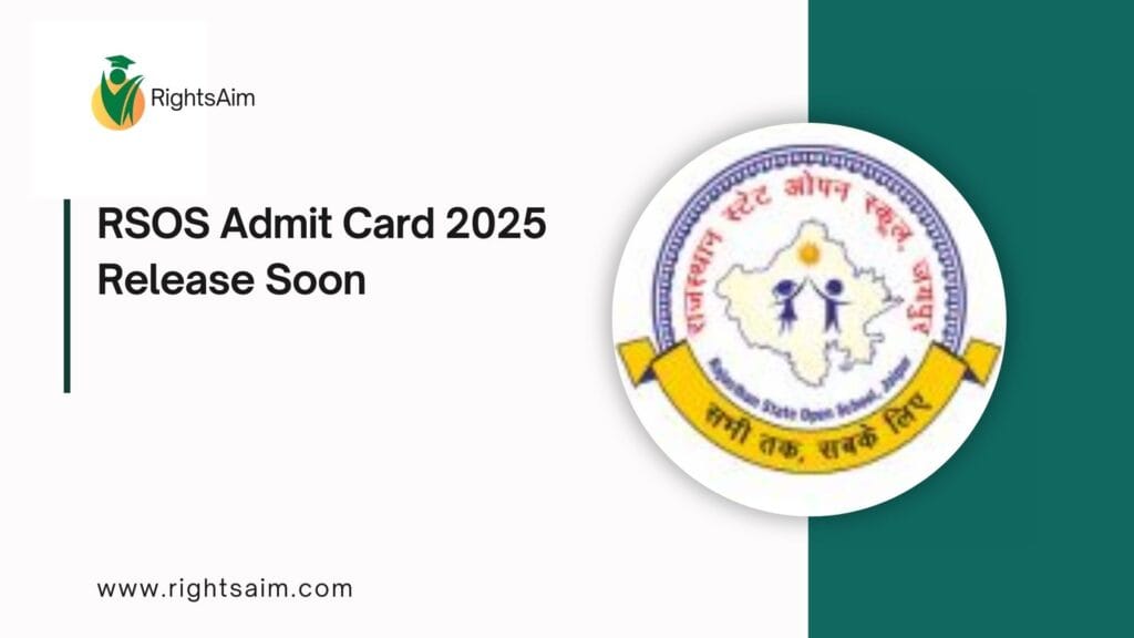 RSOS Admit Card 2025 Release Soon