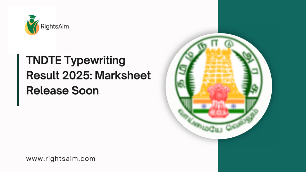 TNDTE Typewriting Result 2025: Marksheet Release Soon
