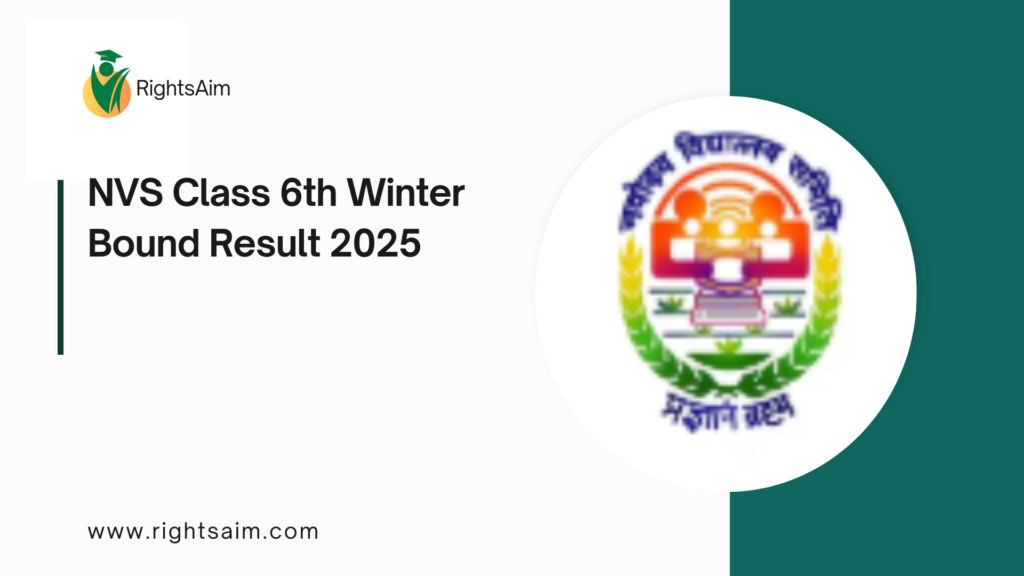 NVS Class 6th Winter Bound Result 2025