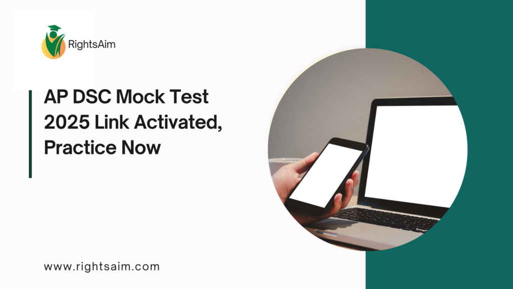 AP DSC Mock Test 2025 Link Activated, Practice Now
