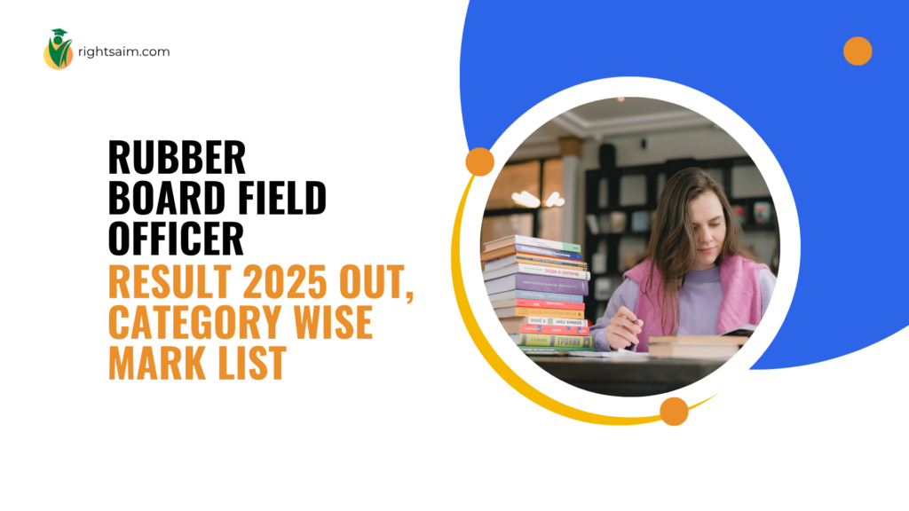 Result 2025 Out, Category Wise Mark List