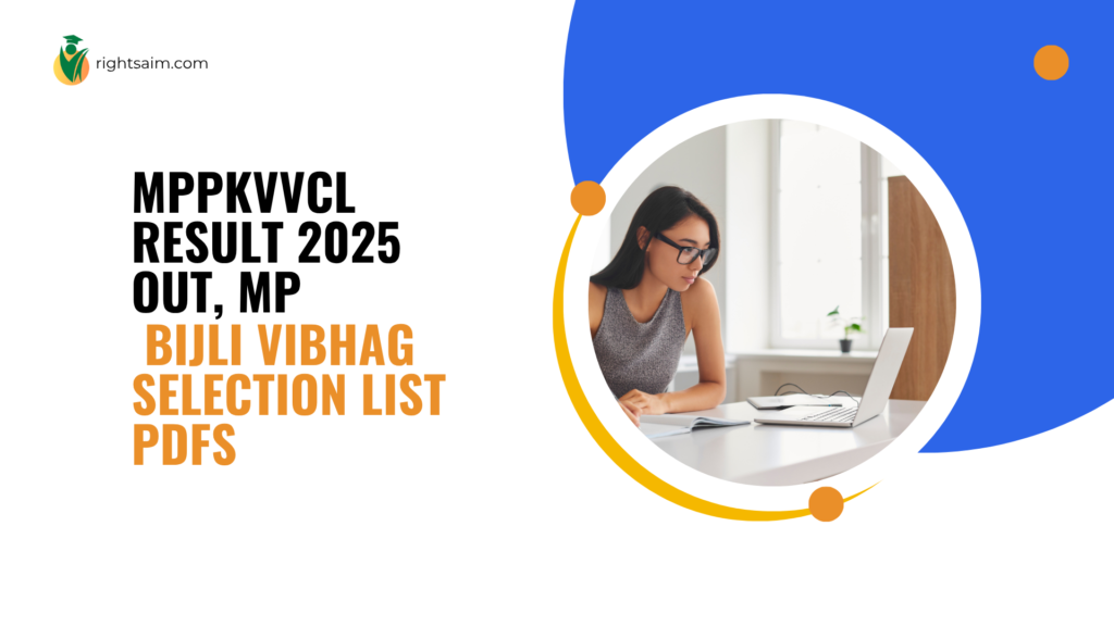MPPKVVCL Result 2025 Out, MP Bijli Vibhag Selection List PDFs