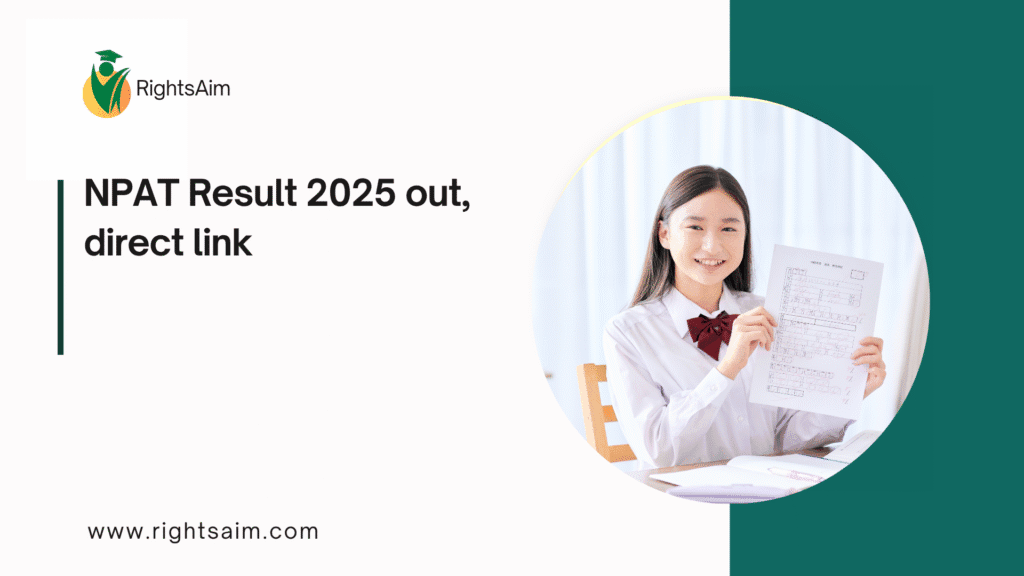 NPAT Result 2025 out, direct link