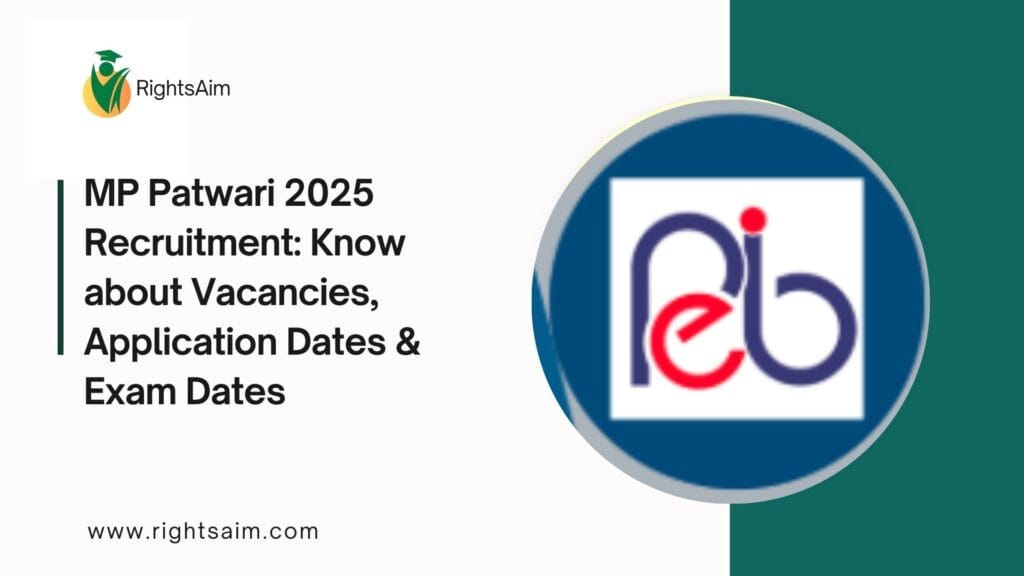 MP Patwari 2025 Recruitment: Know about Vacancies, Application Dates & Exam Dates