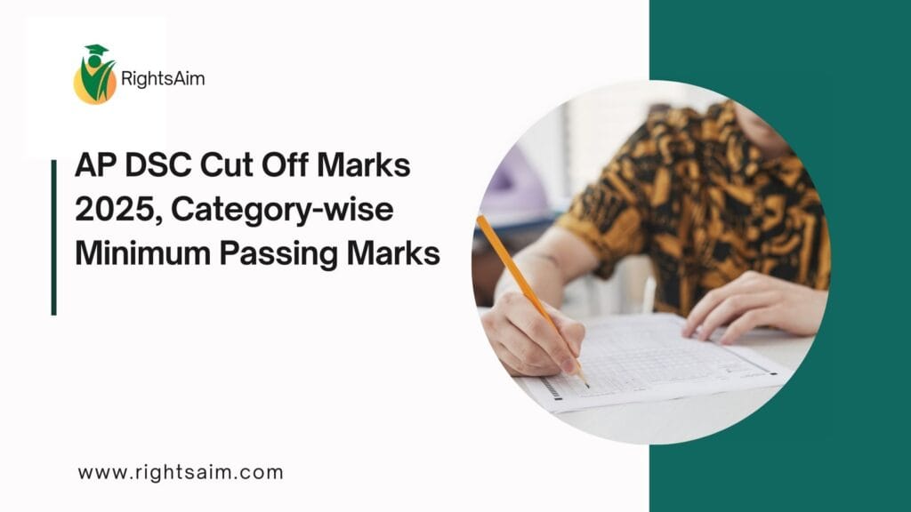 AP DSC Cut Off Marks 2025, Category-wise Minimum Passing Marks