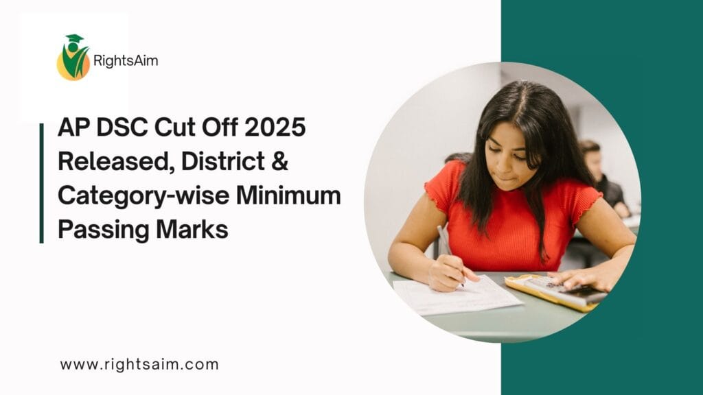AP DSC Cut Off 2025 Released, District & Category-wise Minimum Passing Marks