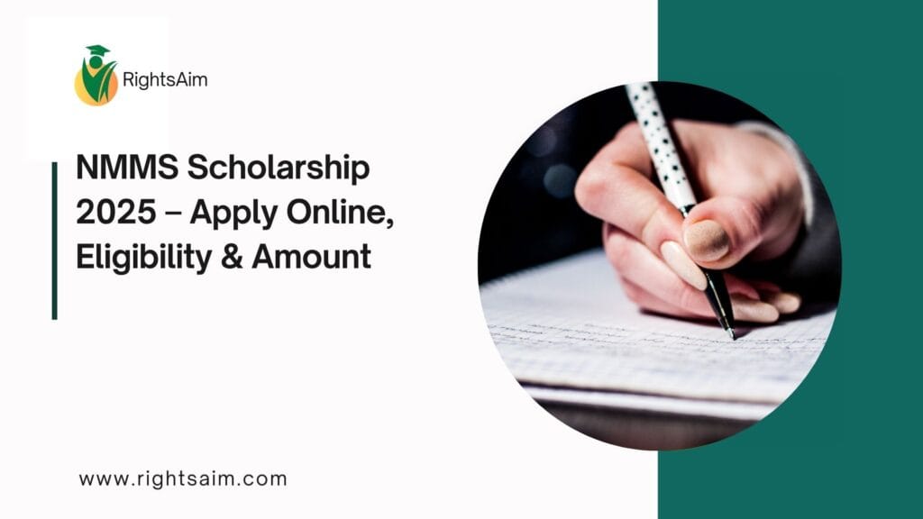 NMMS Scholarship 2025 – Apply Online, Eligibility & Amount