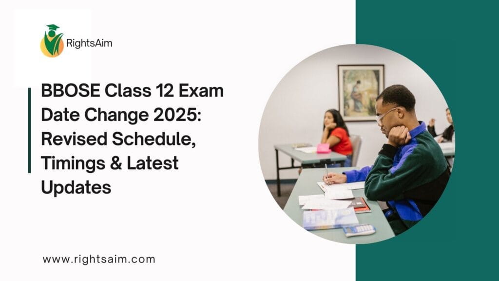 BBOSE Class 12 Exam Date Change 2025