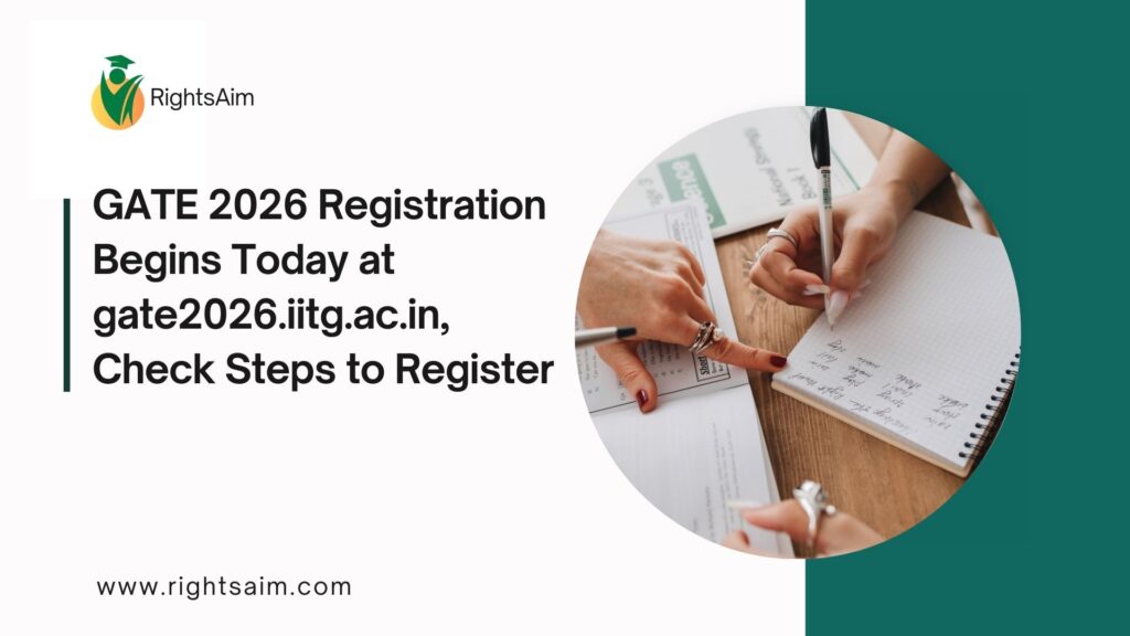 GATE 2026 Registration Begins Today at gate2026.iitg.ac.in, Check Steps to Register
