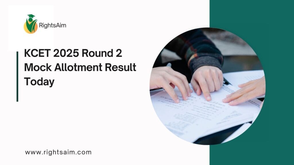 KCET 2025 Round 2 Mock Allotment Result Today