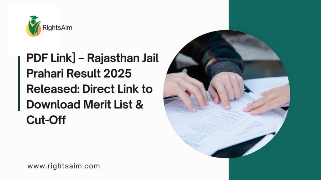 Jail Prahari Result 2025