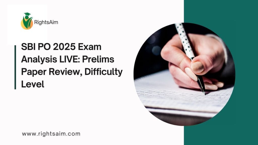 SBI PO 2025 Exam Analysis LIVE: Prelims Paper Review, Difficulty Level