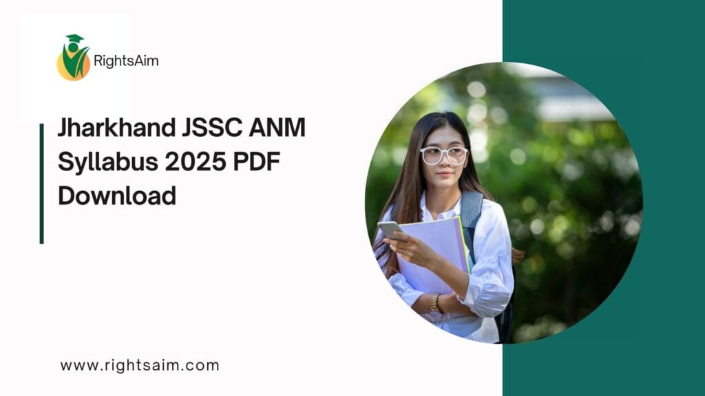 Jharkhand JSSC ANM Syllabus 2025 PDF Download