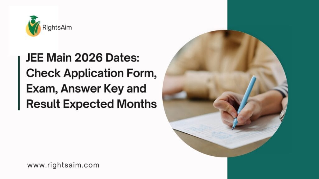 JEE Main 2026 Dates
