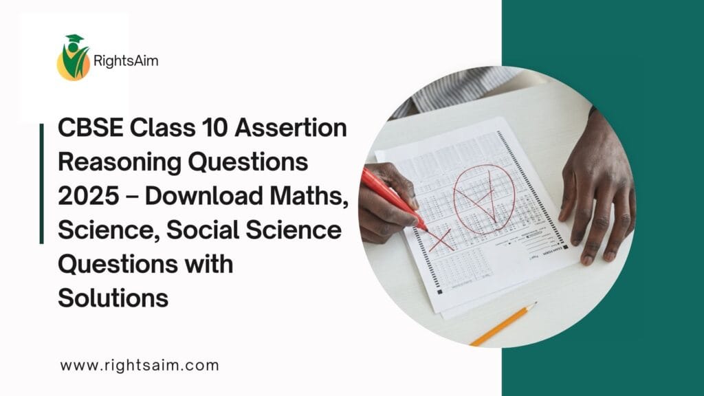 CBSE Class 10 Assertion Reasoning Questions 2025