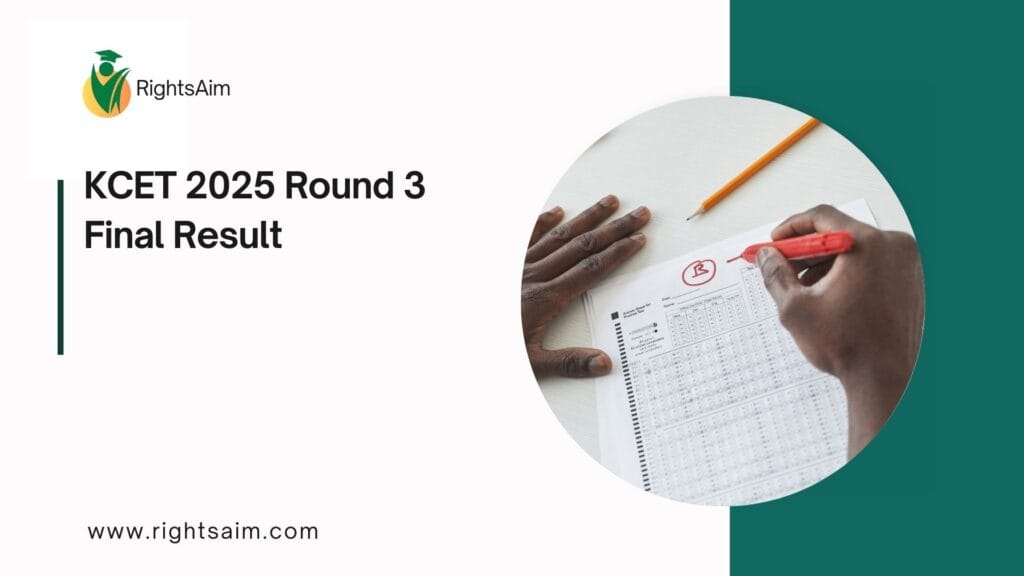 KCET 2025 Round 3 Final Result