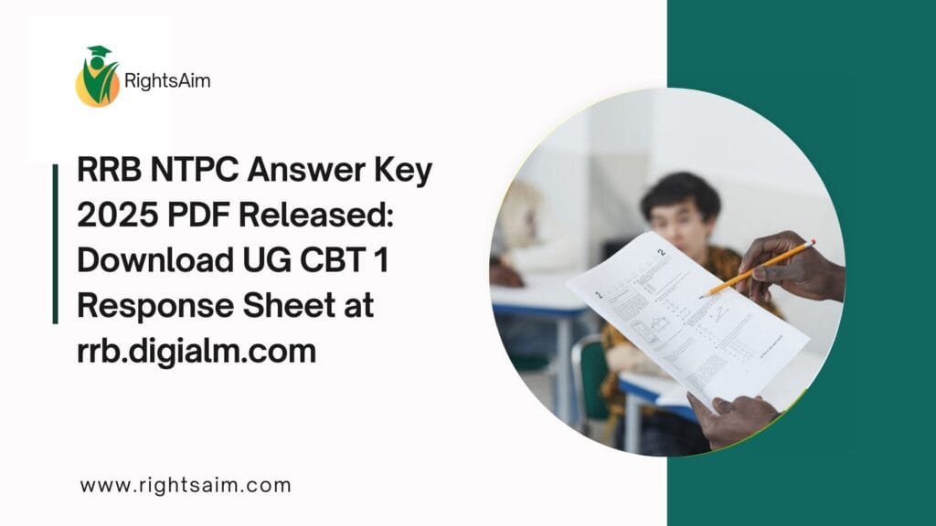 RRB NTPC Answer Key 2025 PDF