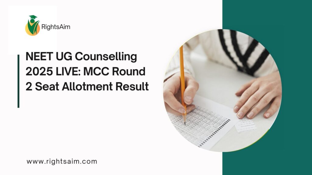 NEET UG Counselling 2025 LIVE: MCC Round 2 Seat Allotment Result