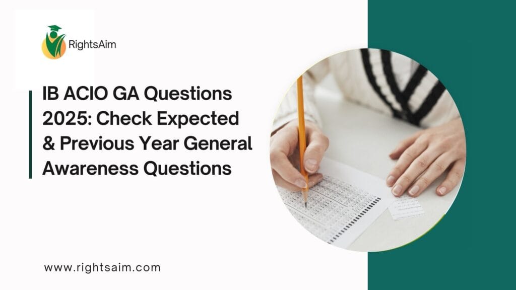 IB ACIO GA Questions 2025