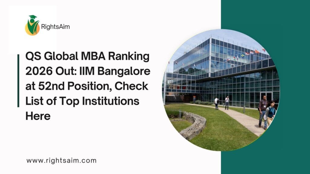 QS Global MBA Ranking 2026 Out