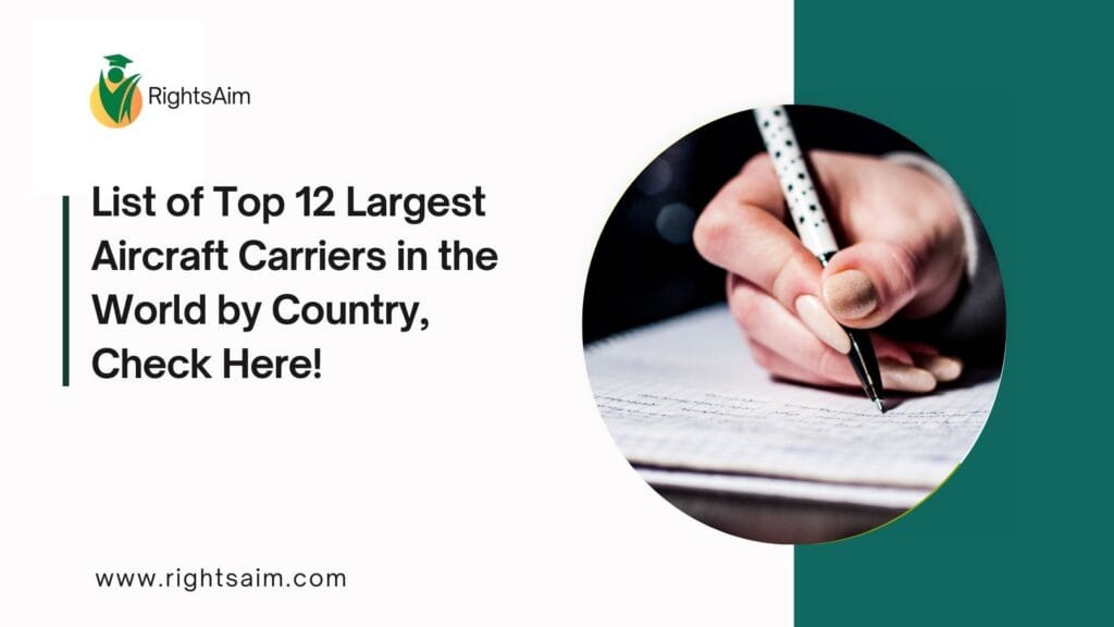 List of Top 12 Largest Aircraft Carriers in the World by Country