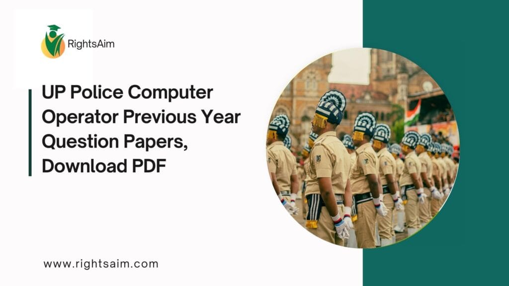 UP Police Computer Operator Previous Year Question Papers