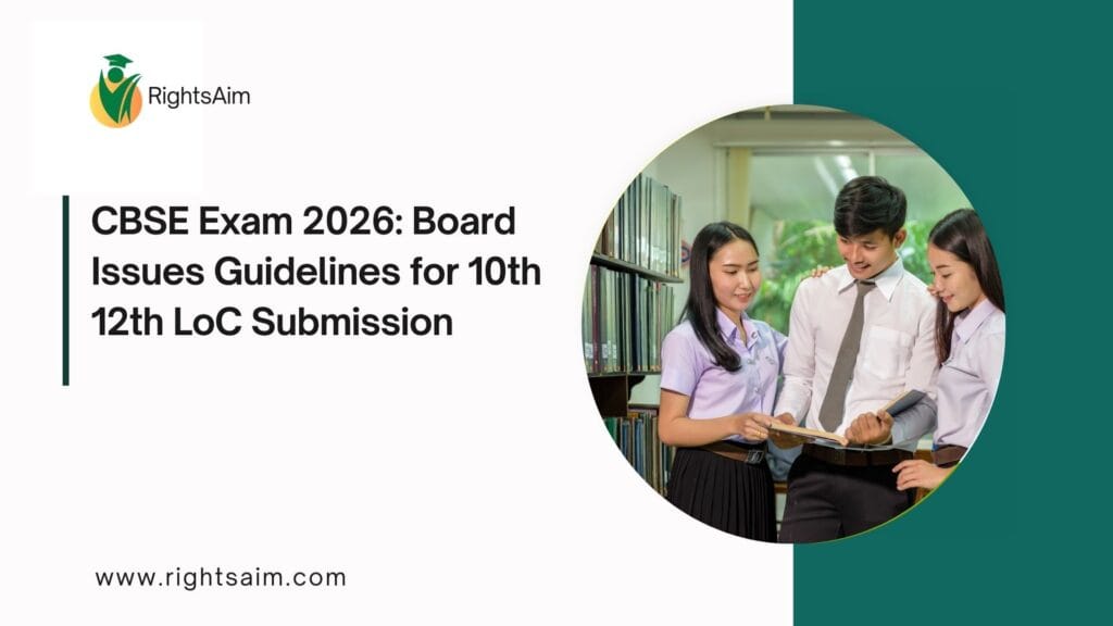 CBSE Exam 2026: Board Issues Guidelines for 10th 12th LoC Submission