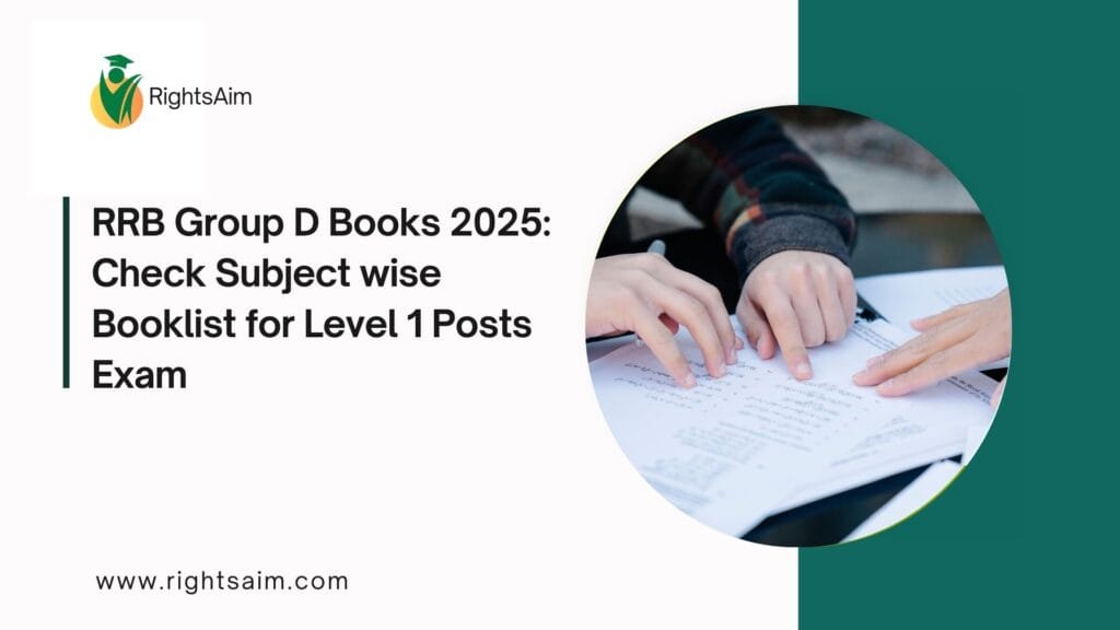 RRB Group D Books 2025: Check Subject wise Booklist for Level 1 Posts Exam