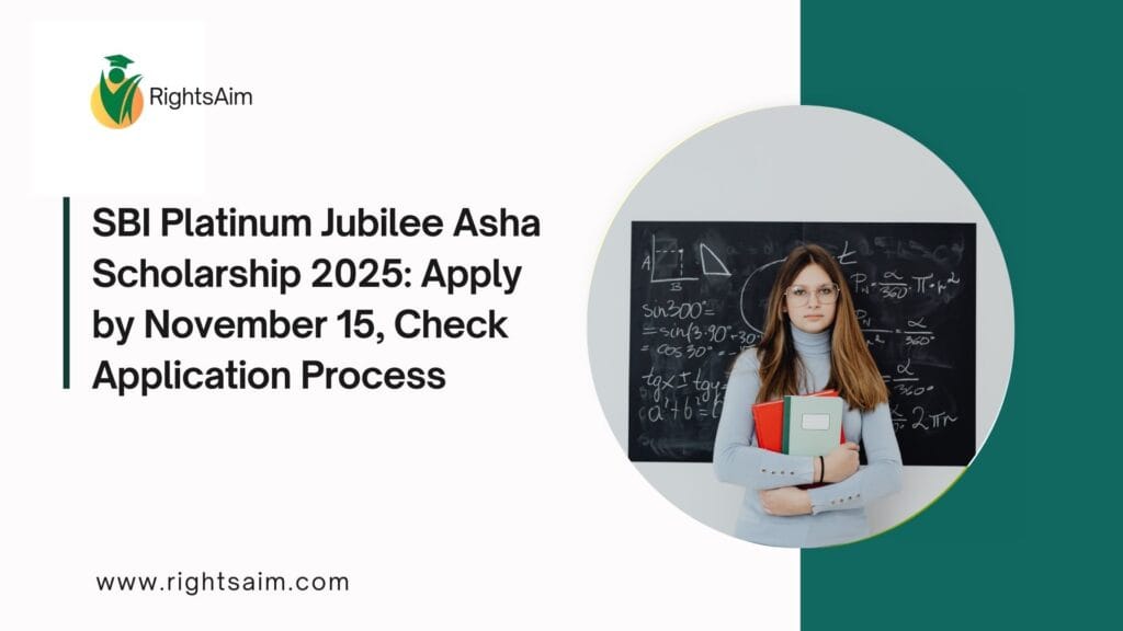 SBI Platinum Jubilee Asha Scholarship 2025: Apply by November 15