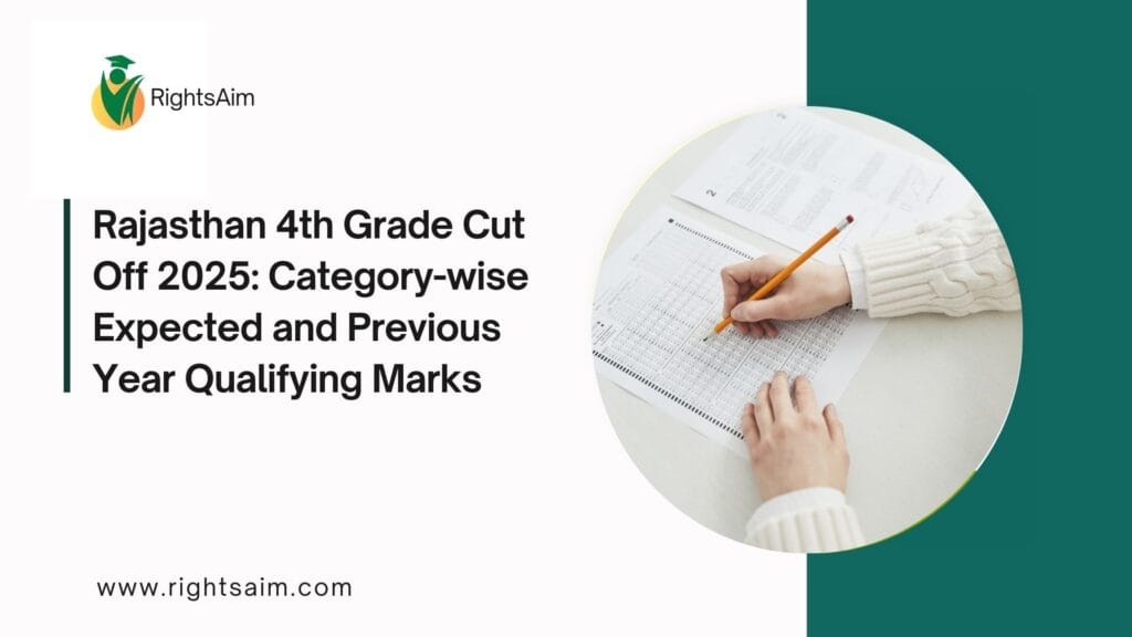 Rajasthan 4th Grade Cut Off 2025