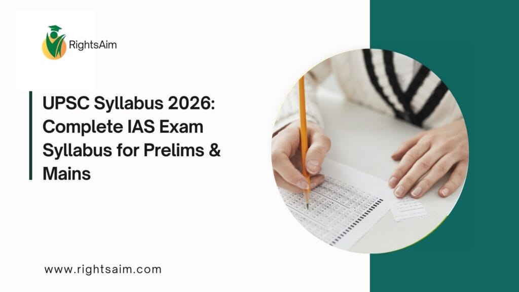 UPSC Syllabus 2026
