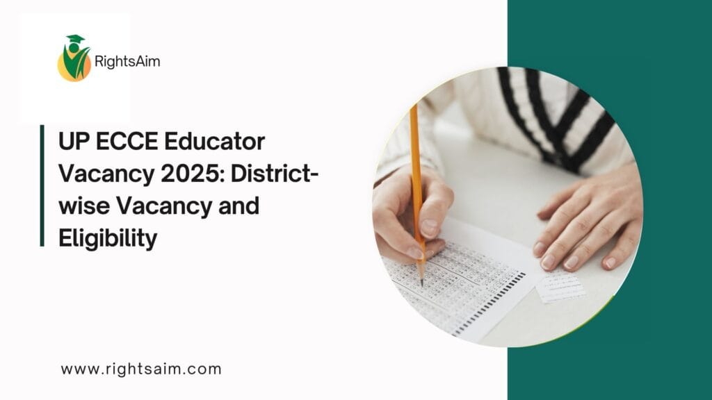 UP ECCE Educator Vacancy 2025