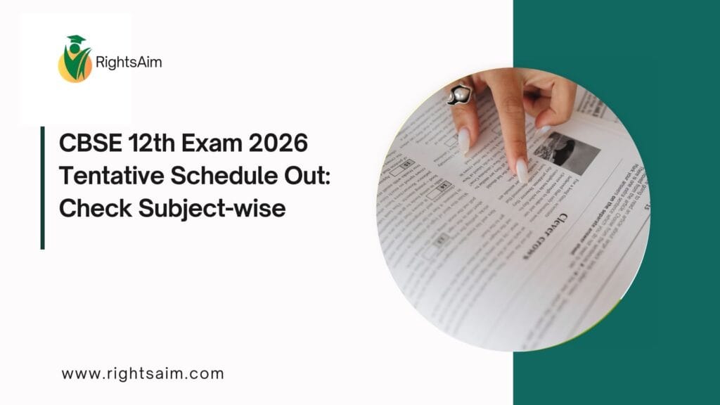 CBSE 12th Exam 2026 Tentative Schedule