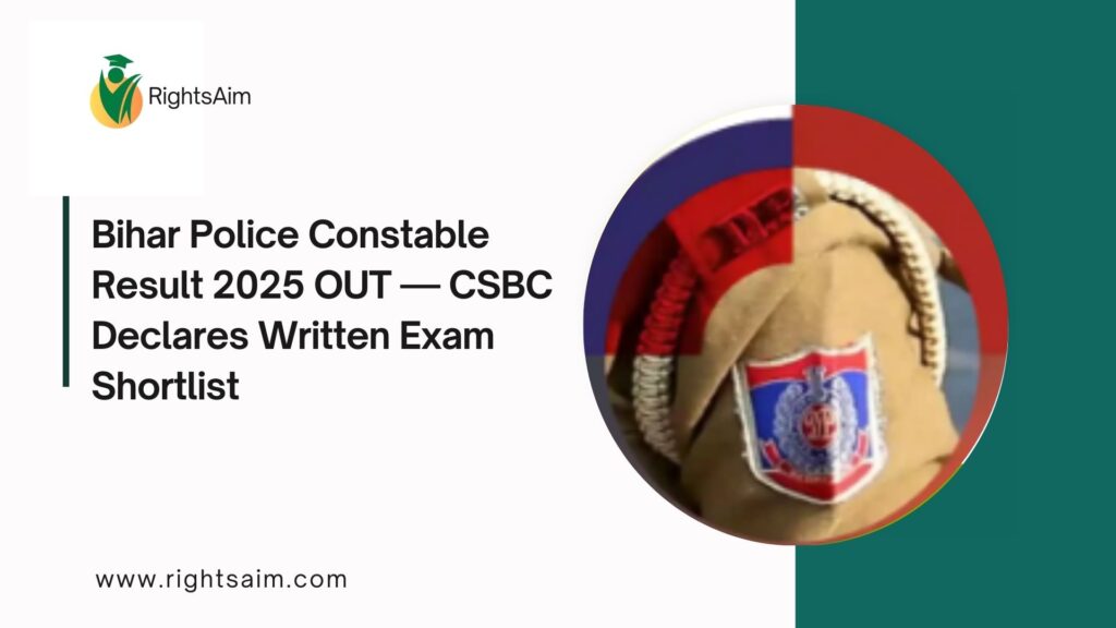 Bihar Police Constable Result 2025