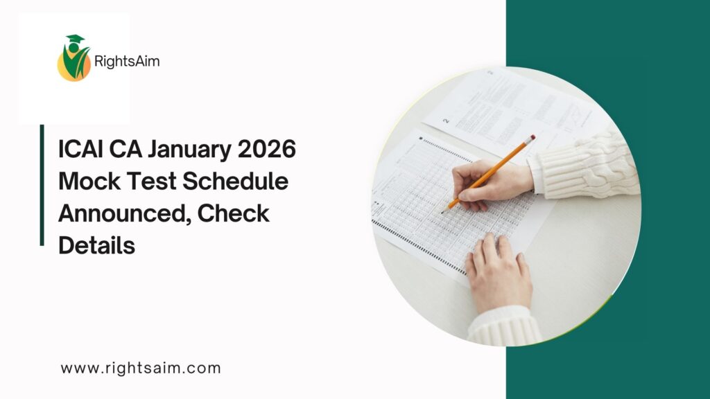 ICAI CA January 2026 Mock Test