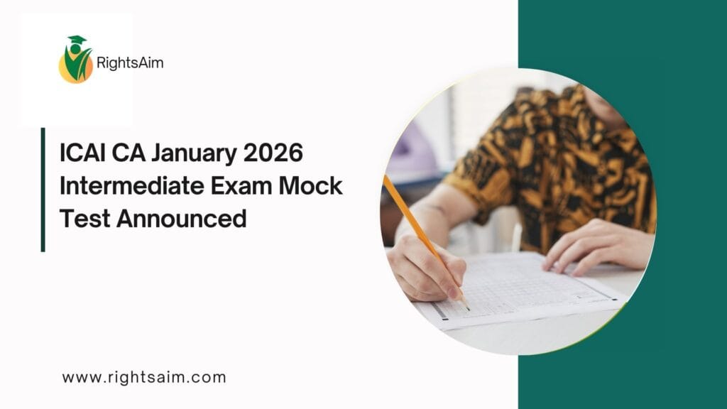 ICAI CA January 2026 Intermediate Exam Mock Test