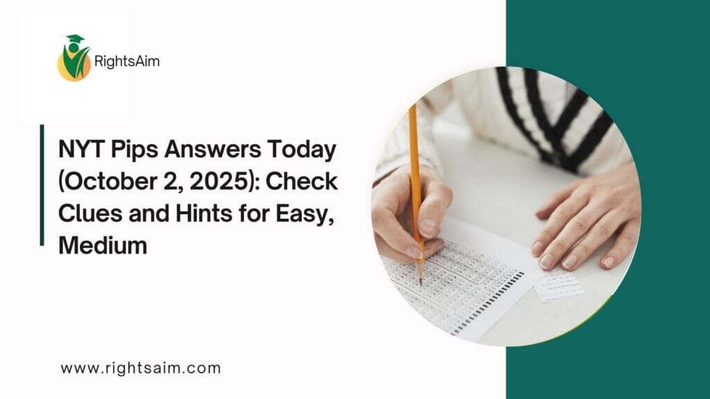 NYT Pips Answers Today (October 2, 2025)