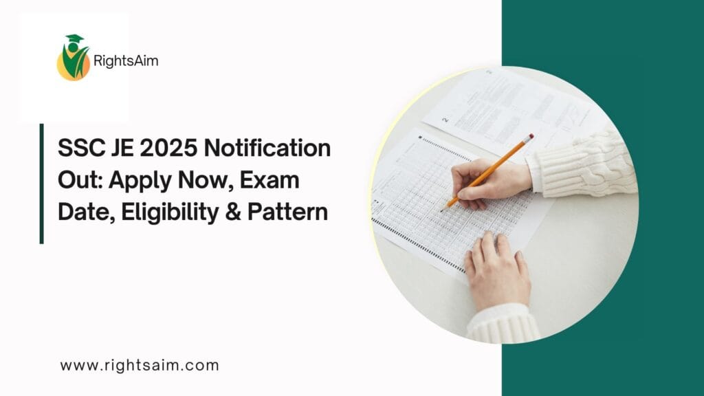 SSC JE 2025 Notification Out