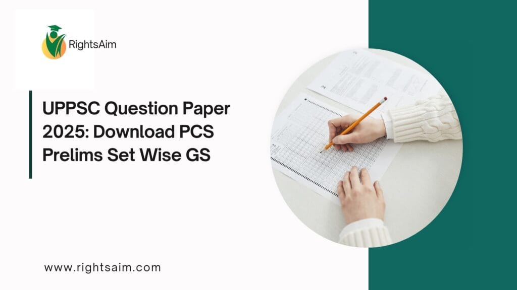 UPPSC Question Paper 2025