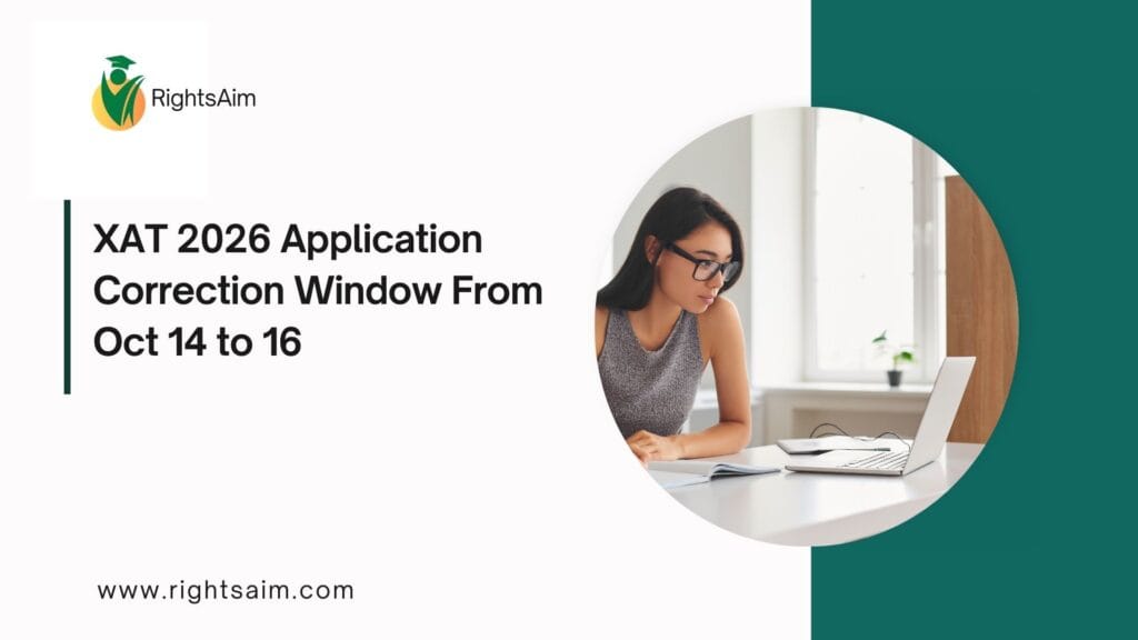 XAT 2026 Application Correction Window From Oct 14 to 16