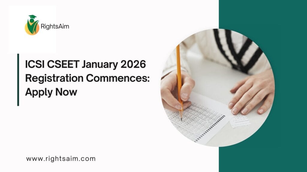 ICSI CSEET January 2026 Registration Commences