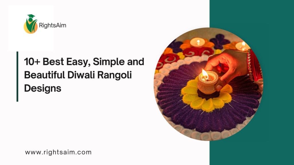 10+ Best Easy, Simple and Beautiful Diwali Rangoli Designs